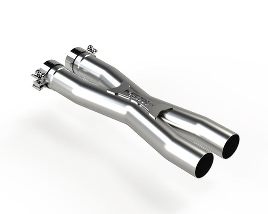 MBRP 12-21 Ferrari 812SF/812GTS/F12 6.3L/ 6.5L 3in Resonator Delete X-Pipe - T304