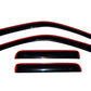 AVS 04-12 Chevy Colorado Crew Cab Ventvisor In-Channel Front & Rear Window Deflectors 4pc - Smoke