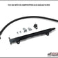 AMS Performance 08-15 Mitsubishi EVO X CNC Machined Aluminum Fuel Rail w/Pulsation Dampener - Black