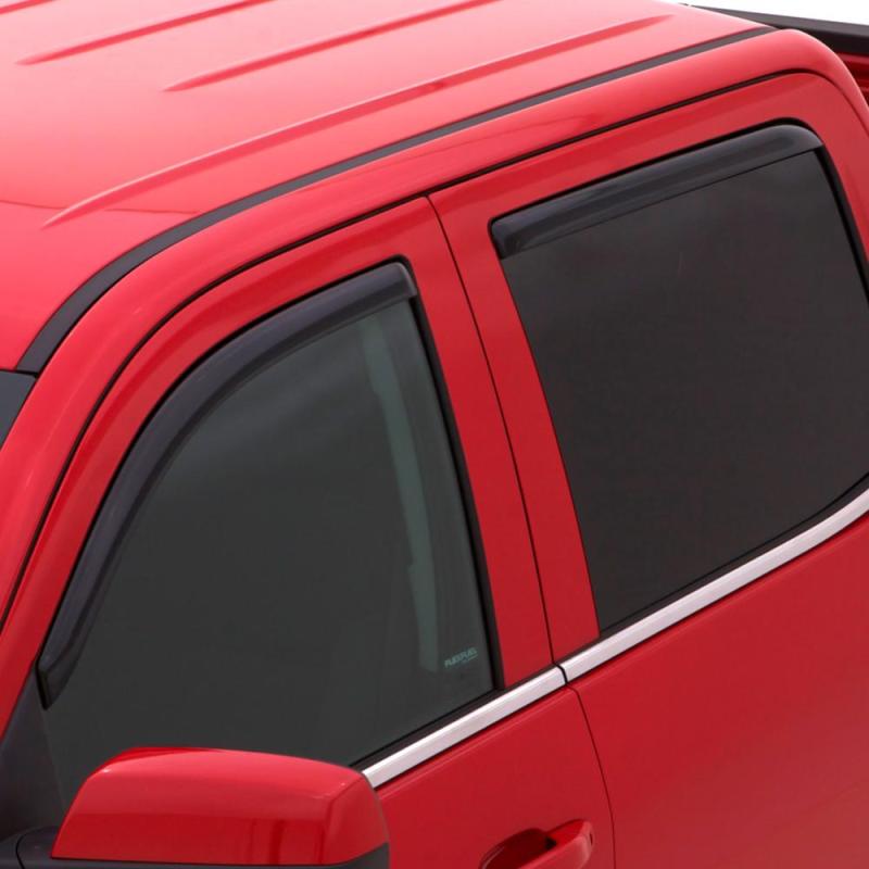 AVS 01-07 Toyota Highlander Ventvisor In-Channel Front & Rear Window Deflectors 4pc - Smoke