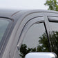 AVS 07-13 Chevy Silverado 1500 Ext. Cab Ventvisor Front & Rear Window Deflectors 4pc - Smoke