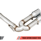 AWE Tuning Audi 8V S3 Track Edition Exhaust w/Chrome Silver Tips 102mm