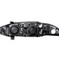 ANZO 1997-1999 Mitsubishi Eclipse Projector Headlights w/ Halo Black G2