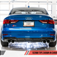 AWE Tuning Audi 8V S3 Track Edition Exhaust w/Chrome Silver Tips 102mm