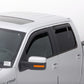 AVS 09-14 Ford F-150 Supercrew Ventvisor In-Channel Front & Rear Window Deflectors 4pc - Smoke