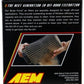 AEM 2.75 inch x 5 inch DryFlow Air Filter