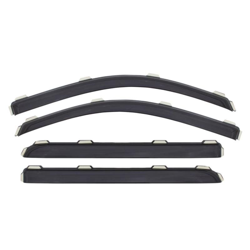 AVS 16-18 Chevy Malibu Ventvisor In-Channel Front & Rear Window Deflectors 4pc - Smoke