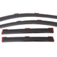 AVS 13-18 Ford Escape Ventvisor In-Channel Front & Rear Window Deflectors 4pc - Smoke